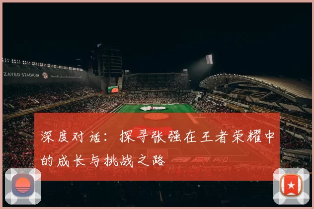 深度对话:探寻张强在王者荣耀中的成长与挑战之路