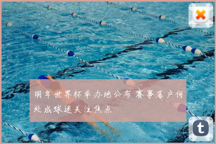 明年世界杯举办地公布 赛事落户何处成球迷关注焦点